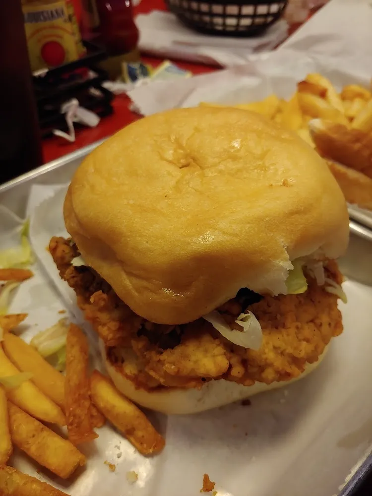 Chicken Fried Steak Sandwich Platter